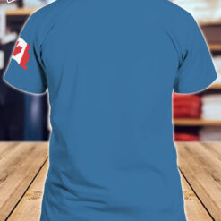 Blue Women's Retro Dear Canada We Hate Him Too Print T-Shirt $30.95
