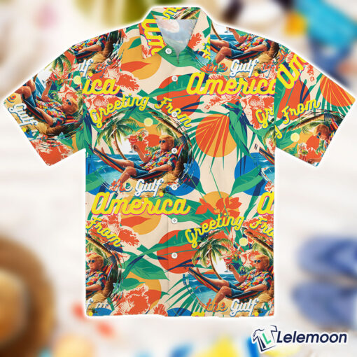 Greeting From The Gulf Of America Hawaiian Shirt $36.95
