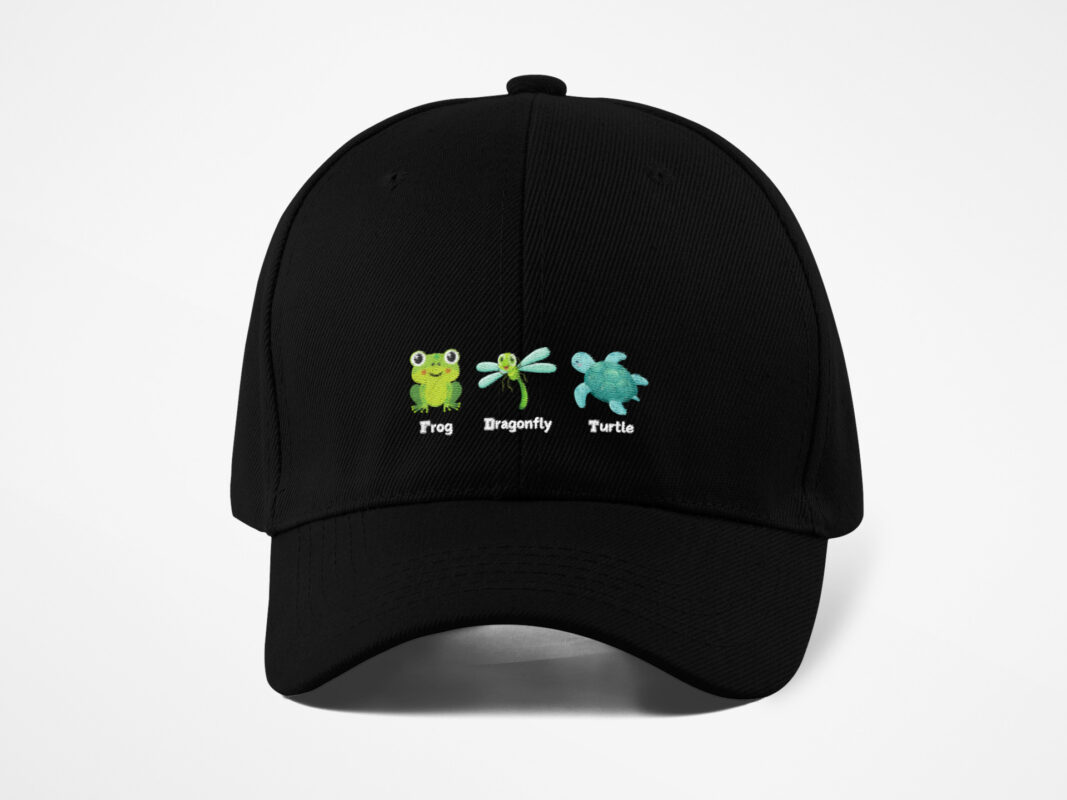 FDT Frog Dragonfly Turtle Animal Hat FDT Frog Dragonfly Turtle Animal Hat $29.95