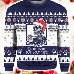 Miller Lite Dead Inside Ugly Christmas Sweater