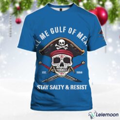 Royal Call Me Gulf Of Mexico Stay Salty Resist Printed T-Shirt