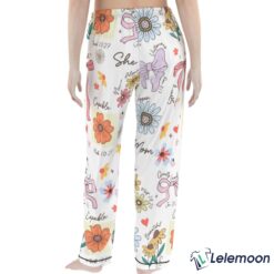 She Is Mom Coquette Mother's Day Gift Satin Pajama Set $49.95