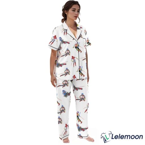 Shiffrin 100th World Cup Winner Satin Pajama Set $49.95