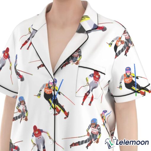 Shiffrin 100th World Cup Winner Satin Pajama Set $49.95