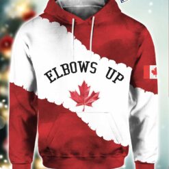 Women's Canada Elbows Up Print Hoodie