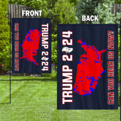 Trump Can You Hear Us Now Bloody Ear 2024 Flag